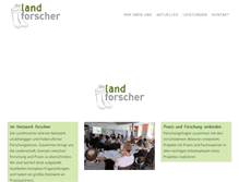 Tablet Screenshot of landforscher.de
